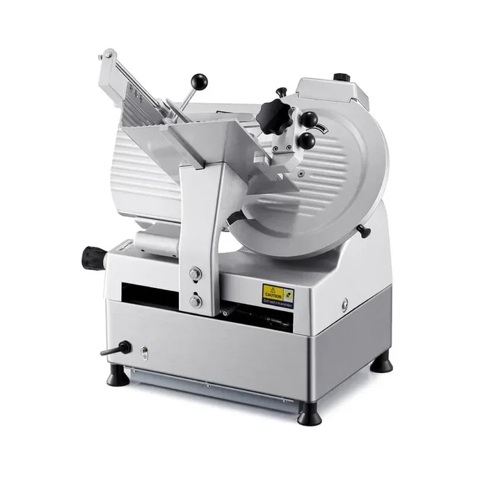 Automatic Meat Slicer, 550W Deli Slicer with a 12 in. Premium 65mm Blade, 0-0.3 in. Adjustable Thickness in Silver
