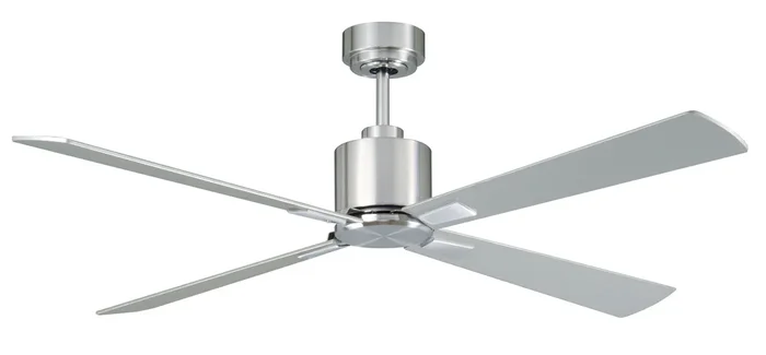 Beacon Lighting – 210520010 – 52“Ceiling Fan – Climate – Brushed Chrome and Silver