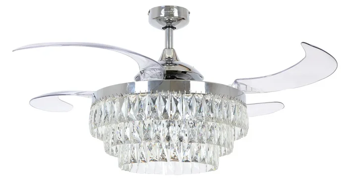 Beacon Lighting – 21292301 – 48“Ceiling Fan – Veil – Chrome