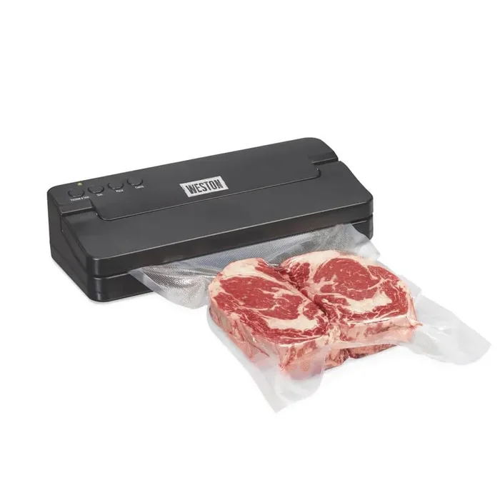 Black Compact Vacuum Sealer with starter kit