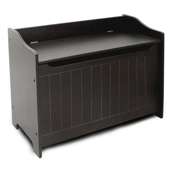 Black Storage Bench