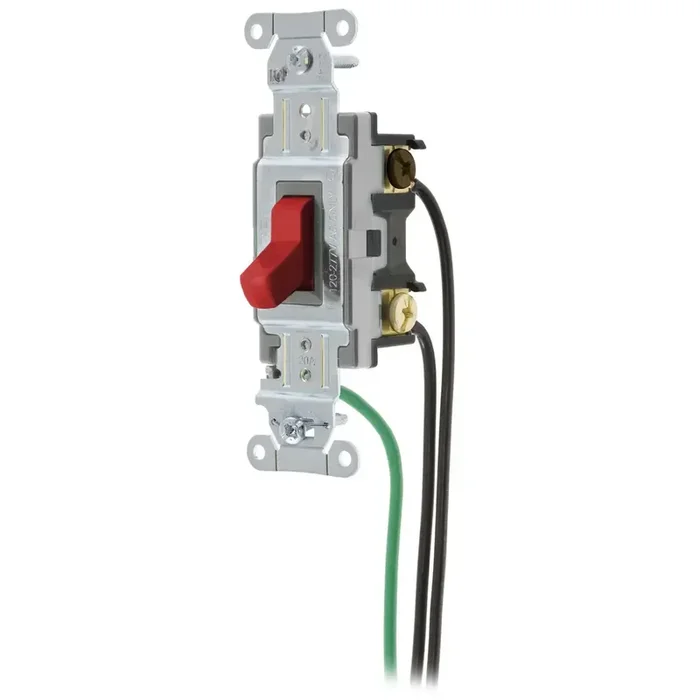 Bryant Hubbell Wiring Device-Kellems Switch Spec Grade 4-Way 20A 120/277V Red (CSL420R)