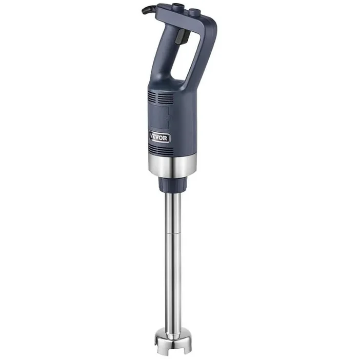 Commercial Immersion Blender 500-Watt Heavy Duty Hand Mixer 16 in. Variable Speed Mixer with Stainless Steel Blade Blue
