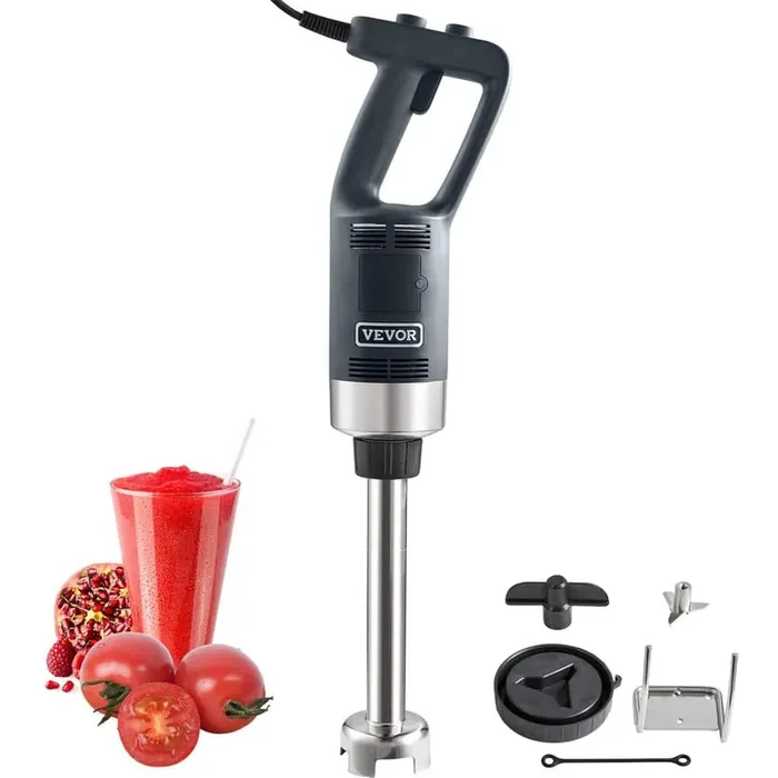 Commercial Immersion Blender 500-Watt Heavy Duty Hand Mixer Variable Speed Stick Mixer Multi-Purpose Portable Mixer