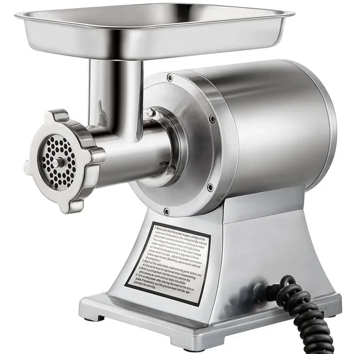 Commercial Meat Grinder 550 lb./h 1100 W Electric Meat Mincer ETL Approved Heavy Duty Industrial Mincer Machine Silver