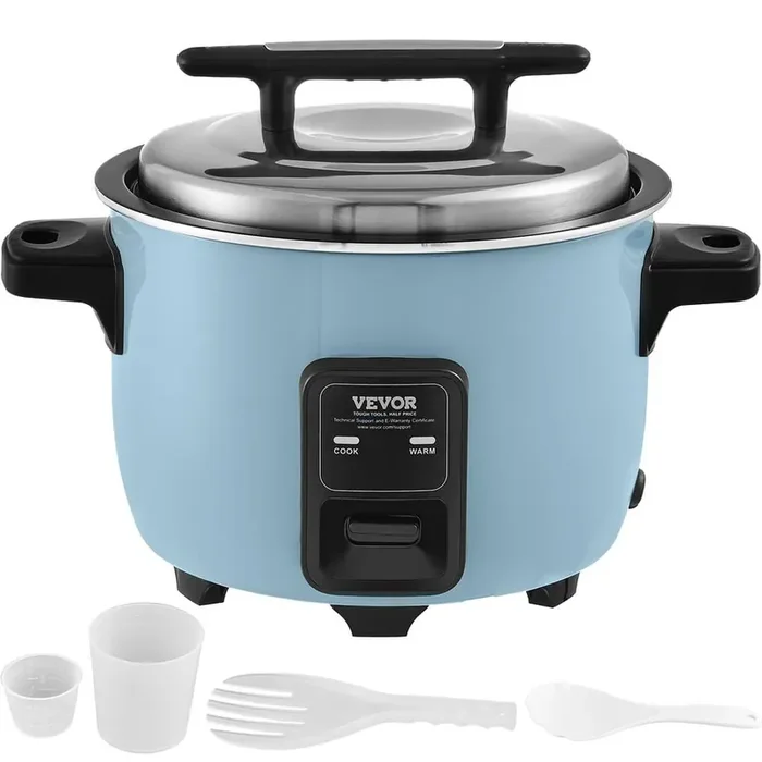 Commercial Rice Cooker, 60-Cup Rice Cooker, 13.74 qt.13 Liter Large Rice Cooker and Warmer with Nonstick Inner Pot