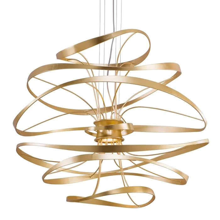 Corbett Lighting – 216-44-GL/SS – LED Chandelier – Calligraphy – Stainless Steel – 21644GLSS