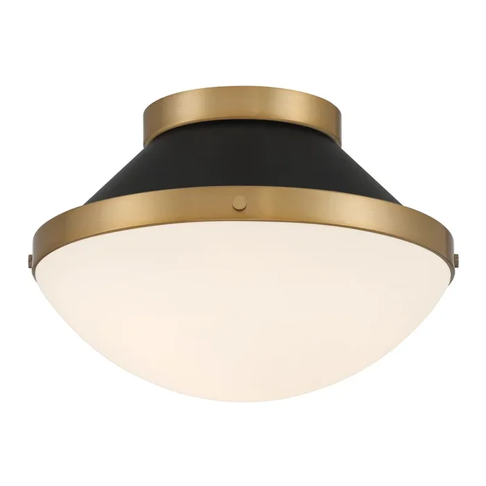 Crystorama – XAN-8001-VG-MK – One Light Flush Mount – Xander – Vibrant Gold – XAN8001VGMK
