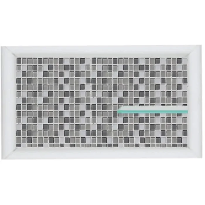Del Mar 24 in. x 4 in. x 12 in. Shower Niche in Natural Buff