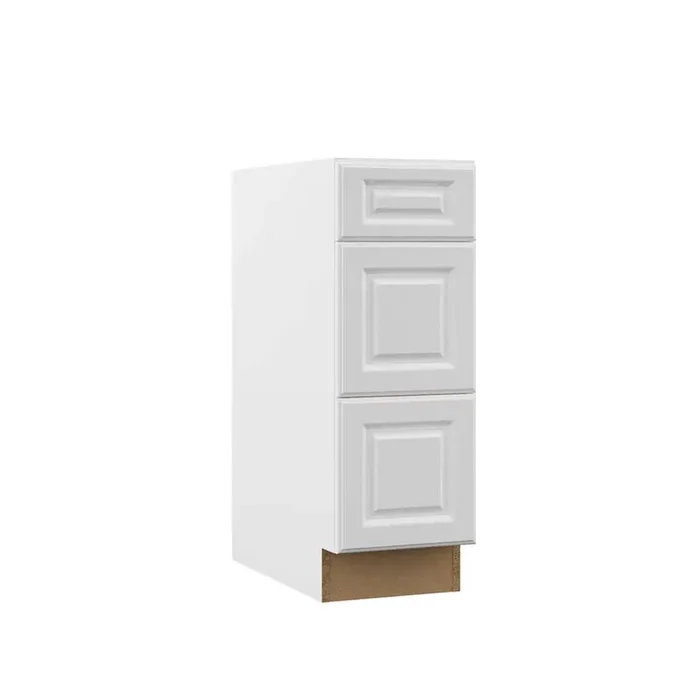 Designer Series Elgin Assembled 15×34.5×23.75 in. Drawer Base Kitchen Cabinet in White