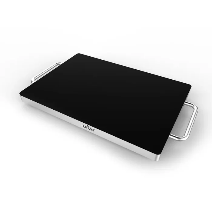 Electric Warming Tray / Food Warmer with Non-Stick Heat-Resistant Glass Plate (16.5 in. x 11.0 in. Heating Surface)
