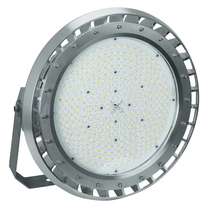 ESL Vision LED Hazardous Location Round High Bay 40W 5600Lm 5000K 100-277V Input 120 Degree Beam Angle Grey Finish (ESL-HZRHB-S40W-250-120D)