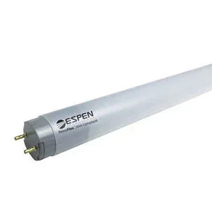 Espen Retroflex Nano T8 Tube 4 Foot 10W 4000K 1600Lm 80 CRI 120-277V (L48T8/840/10P-EB)