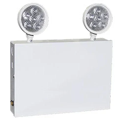 Exitronix City Of New York Approved Emergency LED Unit Equipment 2 Lamps White Finish (NY-LED-2W)