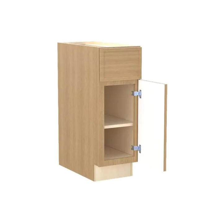 Franklin 12 in. W x 21 in. D x 34.5 in. H Assembled Plywood Base Bath Cabinet in Vanguard Oak with Soft Close RH