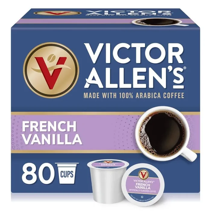 French Vanilla Flavored Medium Roast Single Serve Coffee Pods for Keurig K-Cup Brewers (80-Count)