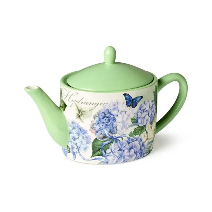Garden Path 5-Cup 40 oz. Ceramic Teapot