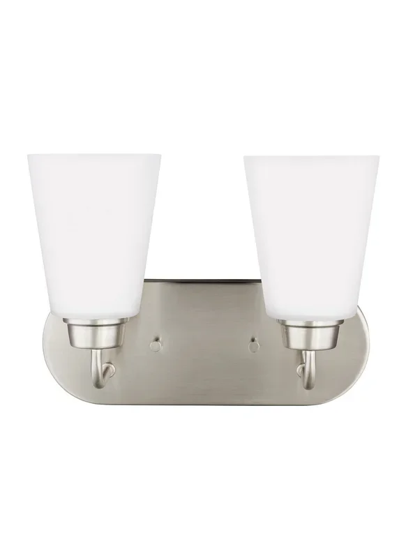 Generation Lighting – 4415202EN3-962 – Two Light Wall / Bath – Kerrville – Brushed Nickel