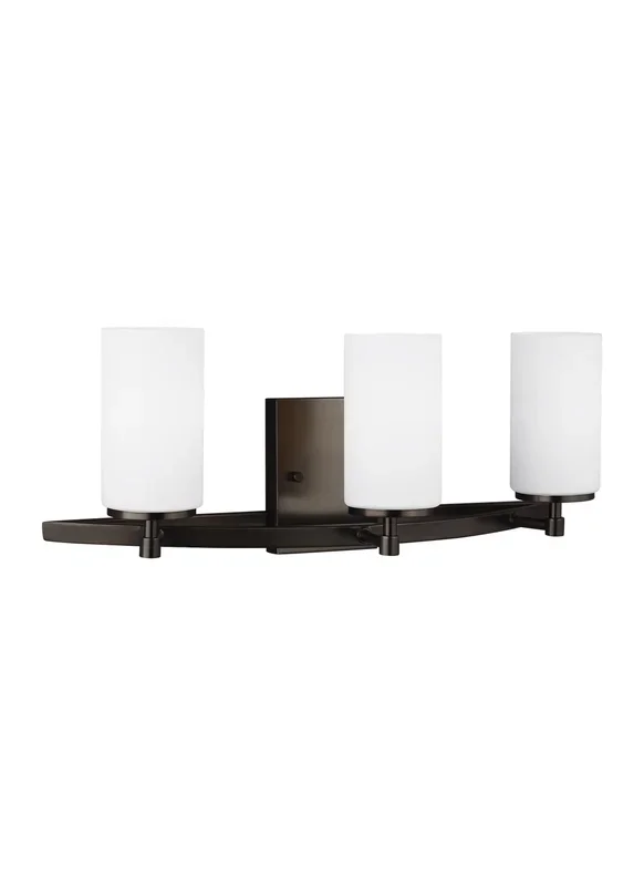 Generation Lighting – 4424603-778 – Three Light Wall / Bath – Alturas – Brushed Oil Rubbed Bronze