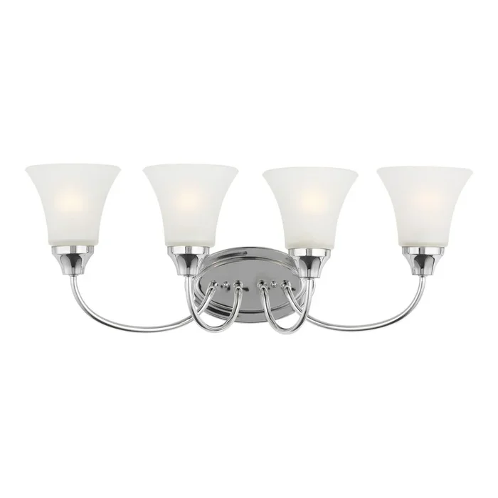 Generation Lighting – 44808EN3-05 – Four Light Wall / Bath – Holman – Chrome