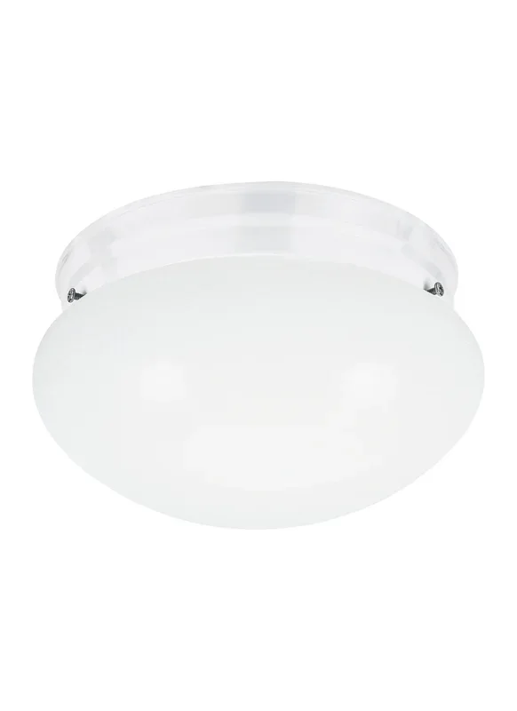 Generation Lighting – 5328EN3-15 – Two Light Flush Mount – Webster – White