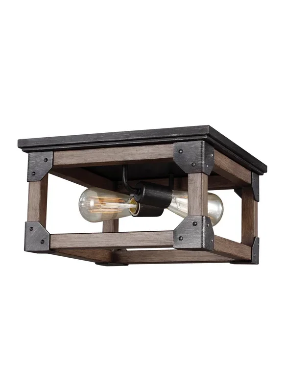 Generation Lighting – 7513302-846 – Two Light Flush Mount – Dunning – Stardust