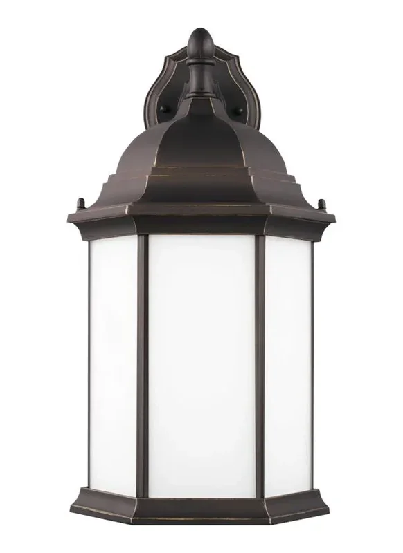 Generation Lighting Sevier Large One Light Downlight Outdoor Wall Mount Lantern (8438751-71)