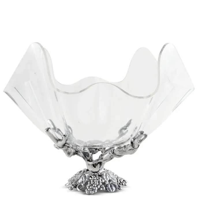 Grapevine Stand Acrylic Bowl 14 by Arthur Court Designs