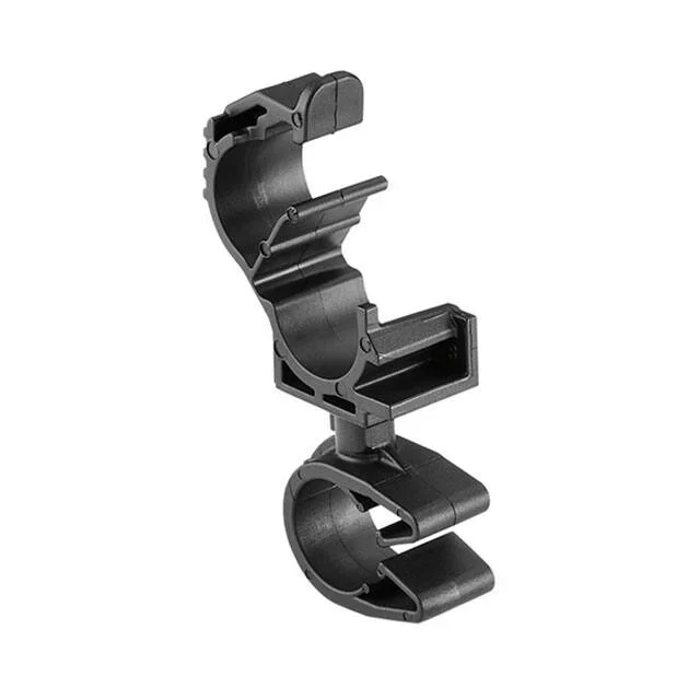 HellermannTyton LOC Locking Clamp 5-9mm To MOC Clip 10mm PA66HIRHSUV Black 2000 Per Carton (156-01837)