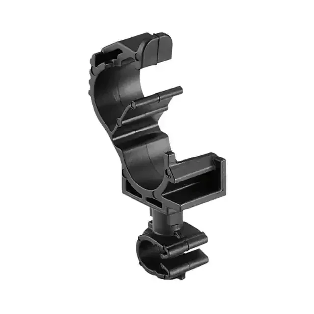 HellermannTyton LOC Locking Clamp 5-9mm To MOC Clip 6mm PA66HIRHSUV Black 2500 Per Carton (156-01829)