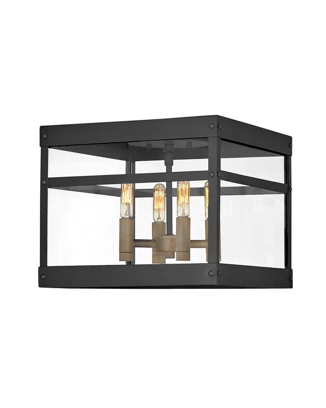 Hinkley – LED Hanging Lantern – Porter – 2803BK
