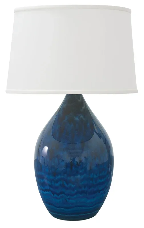 House of Troy – GS402-MID – One Light Table Lamp – Scatchard – Midnight Blue