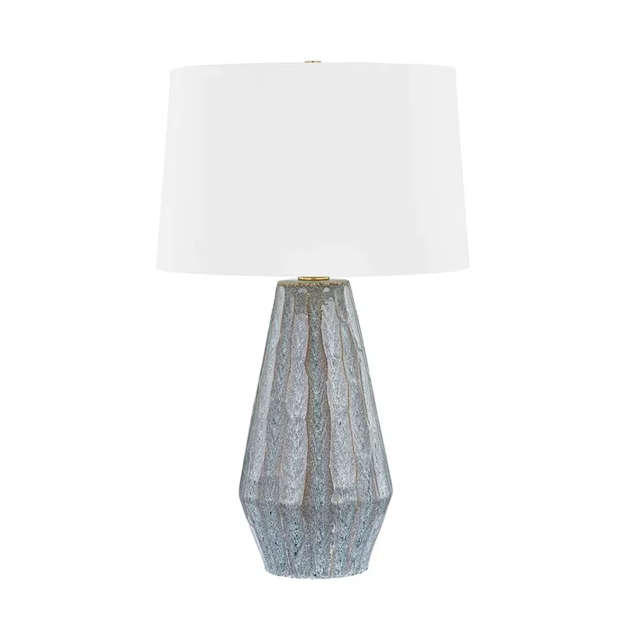 Hudson Valley – One Light Table Lamp – Alloway – L8731AGBCST
