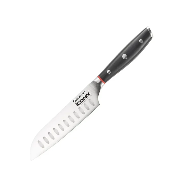 ICONIX 5 in. Steel Full Tang Santoku Knife