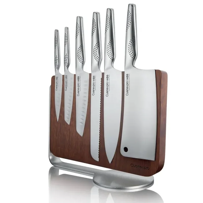 iD3 Nakano 7-Knife Stainless Steel Knife Block