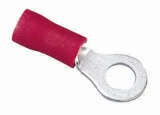 Ideal Vinyl Insulated Ring Terminal 22-18 AWG #8 Stud 25 Per Box (83-2131)