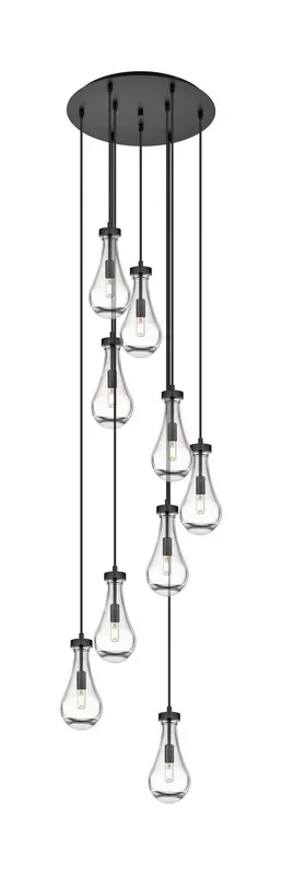 Innovations – 119-451-1P-BK-G451-5CL – LED Pendant – Downtown Urban – Matte Black
