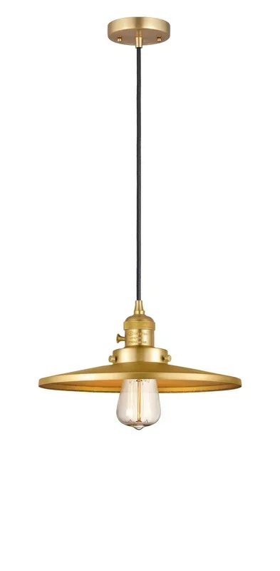 Innovations – 201CSW-SG-MFR-SG-12-LED – LED Mini Pendant – Franklin Restoration – Satin Gold