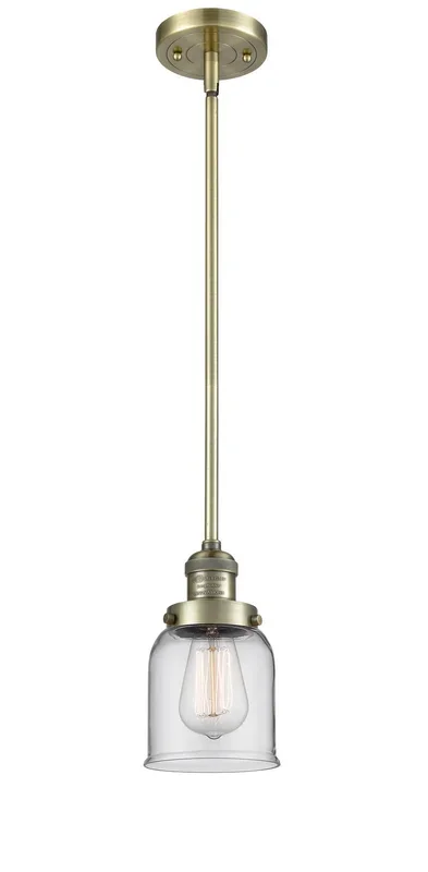 Innovations – 201S-AB-G52-LED – LED Mini Pendant – Franklin Restoration – Antique Brass