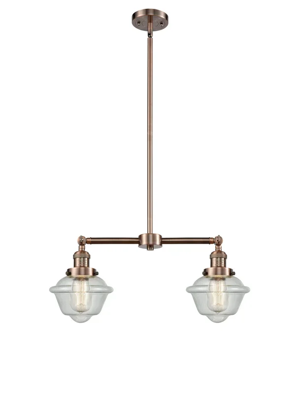 Innovations – 209-AC-G534-LED – LED Island Pendant – Franklin Restoration – Antique Copper – 209ACG534LED