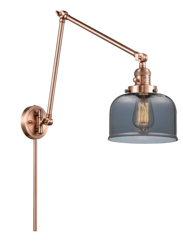 Innovations – 238-AC-G73 – One Light Swing Arm Lamp – Franklin Restoration – Antique Copper – 238ACG73