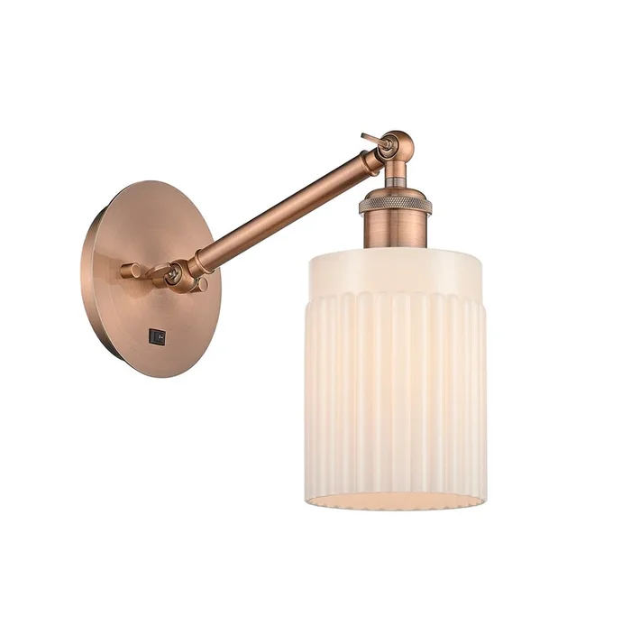Innovations – 317-1W-AC-G341-LED – LED Wall Sconce – Ballston – Antique Copper – 3171WACG341LED