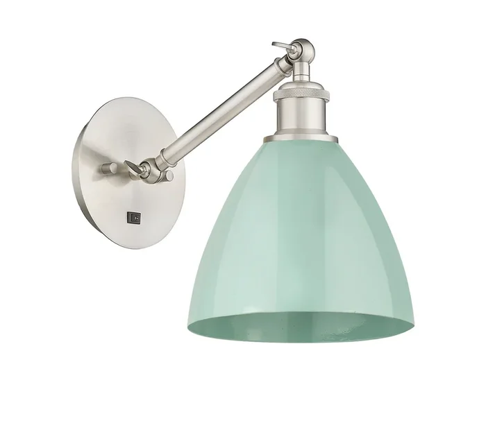 Innovations – 317-1W-SN-MBD-75-SF – One Light Wall Sconce – Ballston – Brushed Satin Nickel – 3171WSNMBD75SF