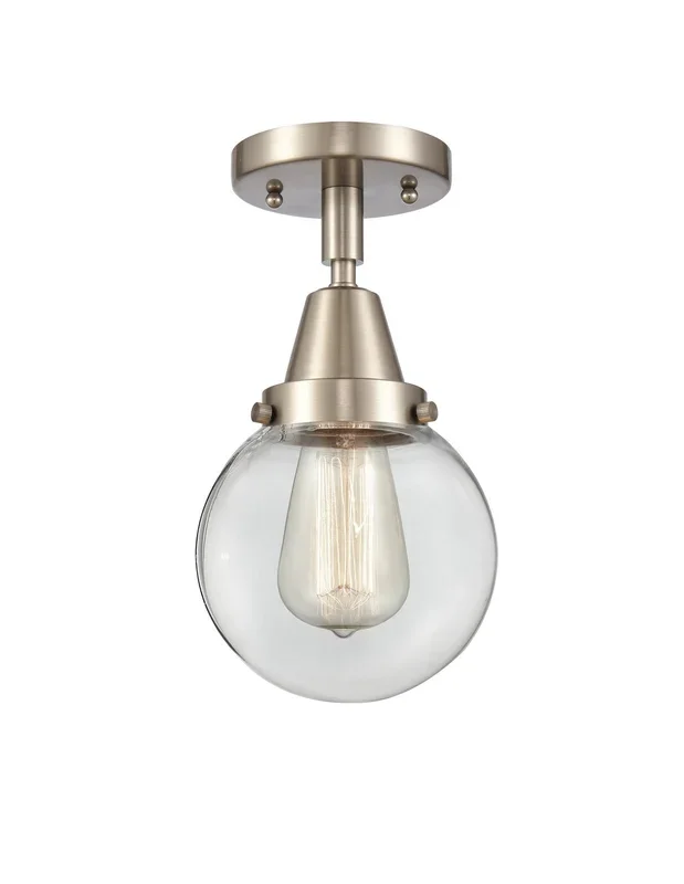 Innovations – 447-1C-SN-G202-6 – One Light Flush Mount – Caden – Brushed Satin Nickel – 4471CSNG2026