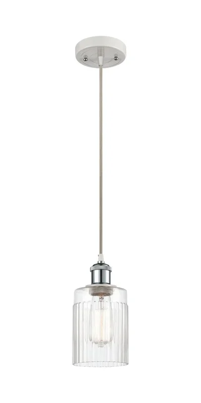 Innovations – 516-1P-WPC-G342 – One Light Mini Pendant – Ballston – White Polished Chrome – 5161PWPCG342