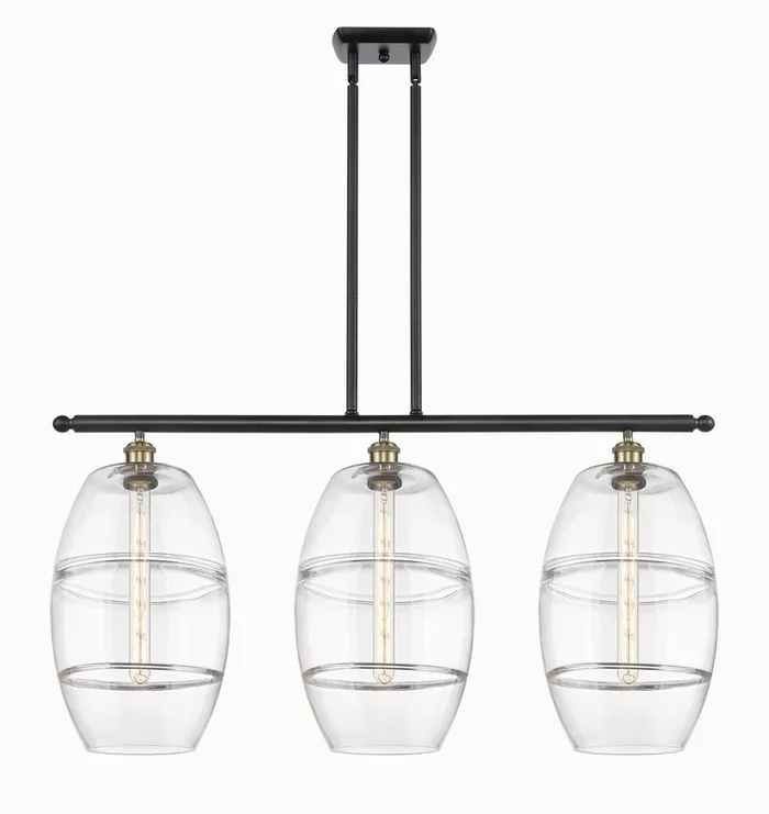 Innovations – 516-3I-BAB-G557-10CL – Three Light Island Pendant – Ballston – Black Antique Brass – 5163IBABG55710CL