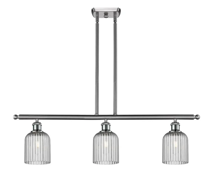 Innovations – 516-3I-SN-G559-5SM – Three Light Island Pendant – Ballston – Brushed Satin Nickel – 5163ISNG5595SM