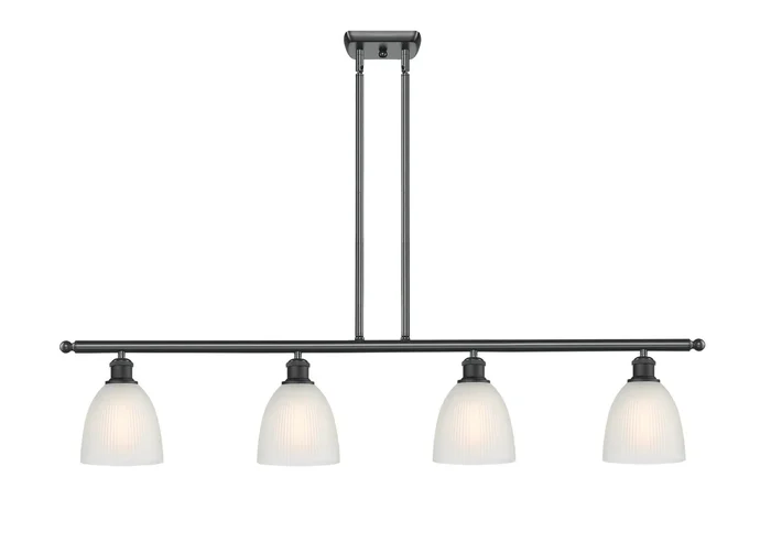 Innovations – 516-4I-BK-G381-LED – LED Island Pendant – Ballston – Matte Black – 5164IBKG381LED
