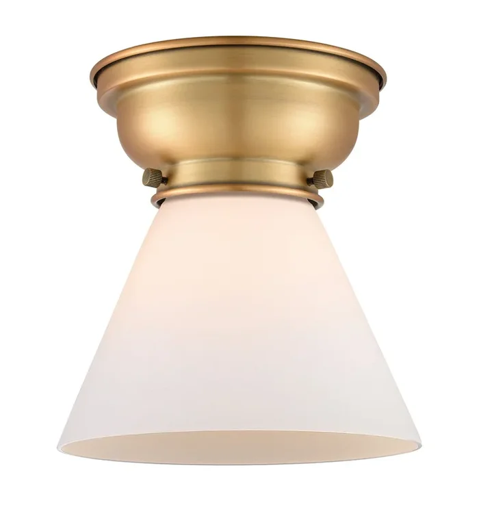 Innovations – 623-1F-BB-G41 – One Light Flush Mount – Franklin Restoration – Brushed Brass – 6231FBBG41