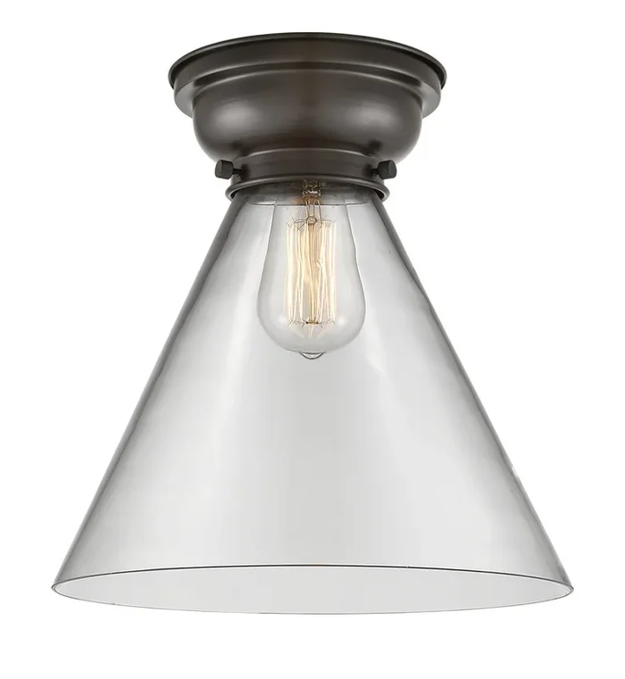 Innovations – 623-1F-OB-G42-L-LED – LED Flush Mount – Franklin Restoration – Oil Rubbed Bronze – 6231FOBG42LLED